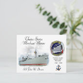 Carte Postale SS John W. Brown (Liberty Ship) (Debout devant)