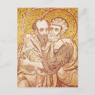 Carte Postale SS. Peter et Paul Embracing