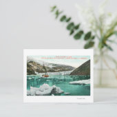 Carte Postale SS Spokane Steamer Passage par Glacier (Debout devant)