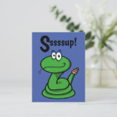 Carte Postale Sssssup ! Serpent (Debout devant)