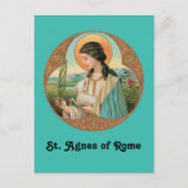 Carte Postale St. Agnes de Rome (BK 006) (Devant)