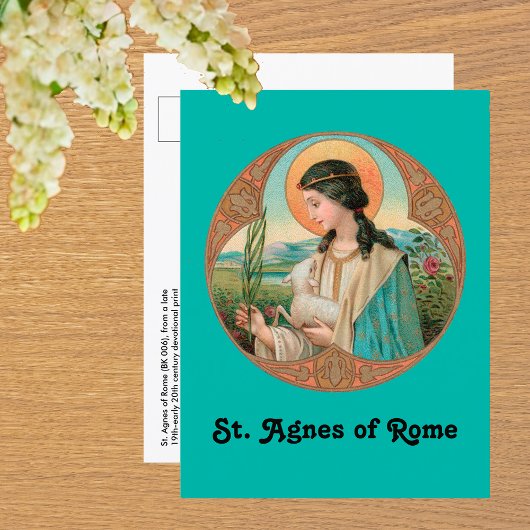 Carte Postale St. Agnes de Rome (BK 006)