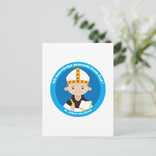 Carte Postale St. Albert le Grand (Debout devant)