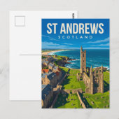 Carte Postale St Andrews Écosse (Devant / Derrière)