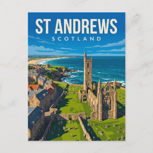 Carte Postale St Andrews Écosse (Devant)