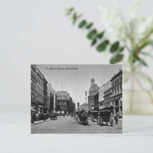 Carte Postale St. Ann's Carré, Manchester, vers 1910 (Debout devant)