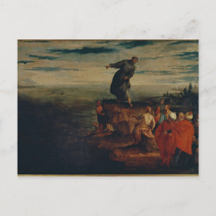 Carte Postale St. Anthony Preaching to the Fish, c.1580