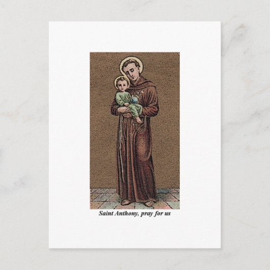 Carte Postale St Anthony Priez Pour Nous (Devant)