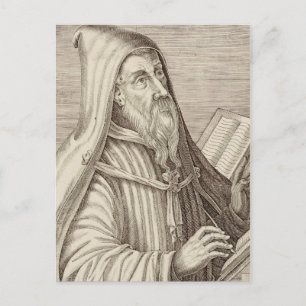 Carte Postale St. Augustin d'Hippone La Flamme de l'Amour Divin