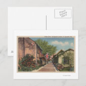 Carte Postale St Augustine, FL - Aviles St. en vieux espagnol (Devant / Derrière)