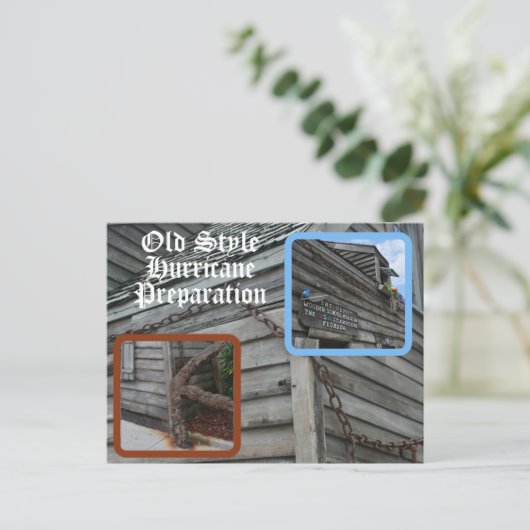 Carte Postale St Augustine FL Ecole en bois la plus ancienne (Debout devant)