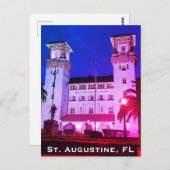 Carte Postale St. Augustine, FL - Hotel Alcazar (Devant / Derrière)