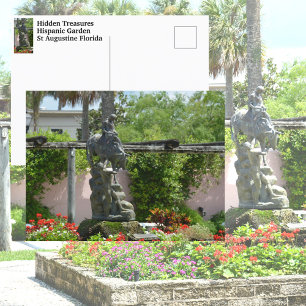 Carte Postale St Augustine FL Jardin Hispanique Photographique