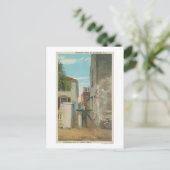 Carte Postale St. Augustine, FL - Vue de Treasury Street & (Debout devant)