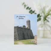 Carte Postale St Augustine Florida fort castillo de san marcos (Debout devant)
