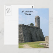 Carte Postale St Augustine Florida fort castillo de san marcos (Devant / Derrière)