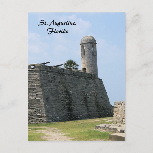 Carte Postale St Augustine Florida fort castillo de san marcos (Devant)