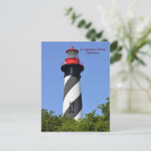Carte postale St Augustine Florida Lighthouse Holi (Debout devant)