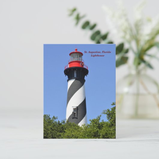 Carte postale St Augustine Florida Lighthouse Holi (Debout devant)