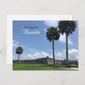 Carte Postale St Augustine Floride (Devant / Derrière)