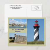 Carte postale St' Augustine, Floride (Devant / Derrière)