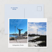 Carte Postale St.Augustine, Floride (Devant / Derrière)