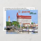 Carte Postale St. Augustine, Floride, États-Unis (Devant / Derrière)