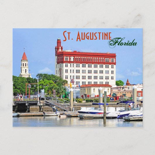 Carte Postale St. Augustine, Floride, États-Unis (Devant)