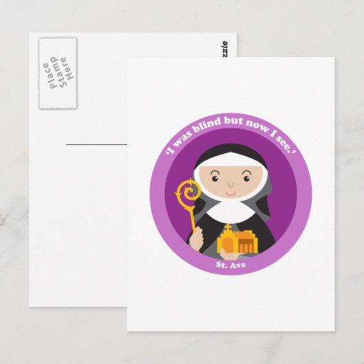 Carte Postale St. Ava (Devant / Derrière)