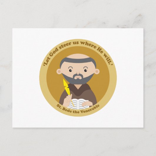 Carte Postale St. Bede le Vénérable (Devant)