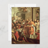 Carte Postale St Bernard de Clairvaux et de duc de William X (Devant / Derrière)