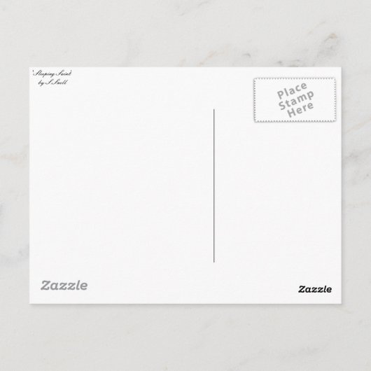 Carte postale St. Bernard Puppy (Dos)