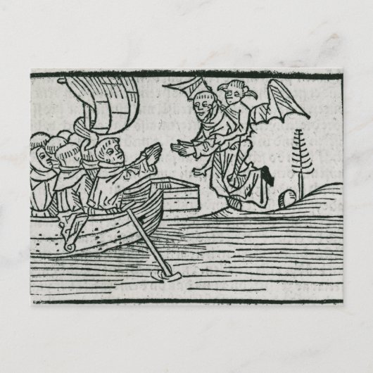 Carte Postale St. Brendan et le démon (Devant)