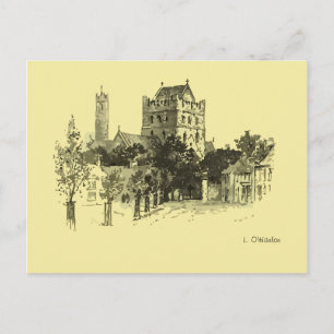 Carte Postale St. Brigid's Church, Tour ronde, Kildare