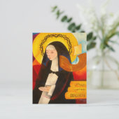 Carte Postale St Catherine de Sienne 2007 (Debout devant)