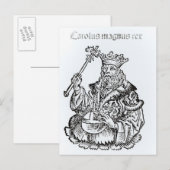 Carte Postale St. Charles de "Liber Chronicarum" (Devant / Derrière)