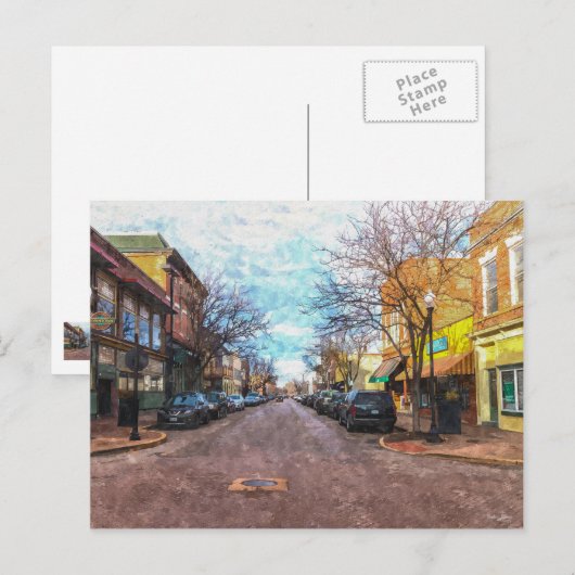 Carte Postale St Charles Main St (Devant / Derrière)