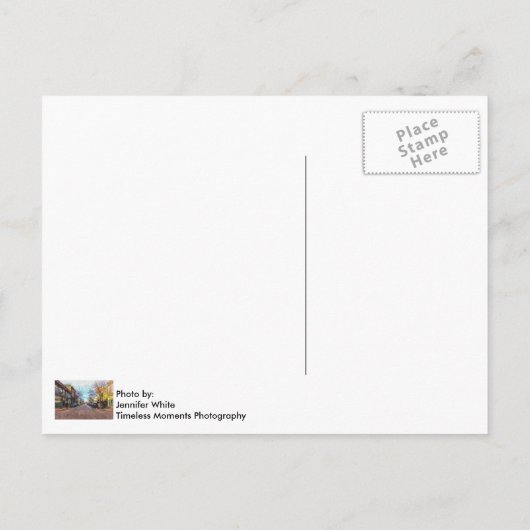 Carte Postale St Charles Main St (Dos)