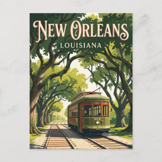 Carte Postale St. Charles Streetcar USA