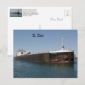 Carte postale St. Clair (Devant / Derrière)