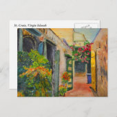 Carte Postale St. Croix Alley (Devant / Derrière)