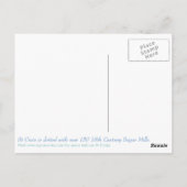 Carte Postale St Croix Sugar Mill (Dos)