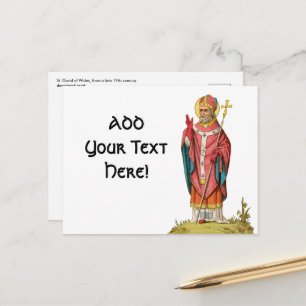 Carte postale St. David du Pays de Galles (P 001)