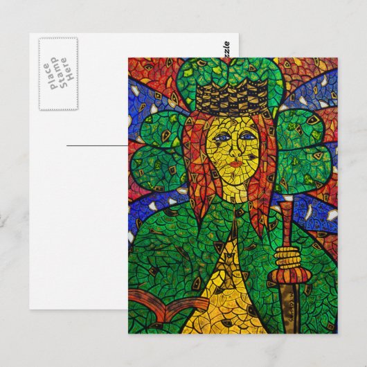 Carte Postale St. Dymphna (Devant / Derrière)