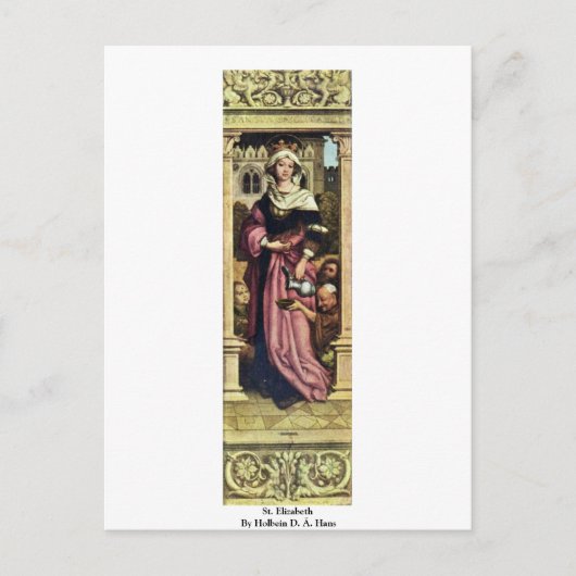 Carte Postale St. Elizabeth By Holbein D. Ä. Hans (Devant)