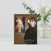 CARTE POSTALE ST FAUSTINA (Debout devant)