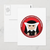 Carte Postale St. Faustina Kowalska (Devant / Derrière)