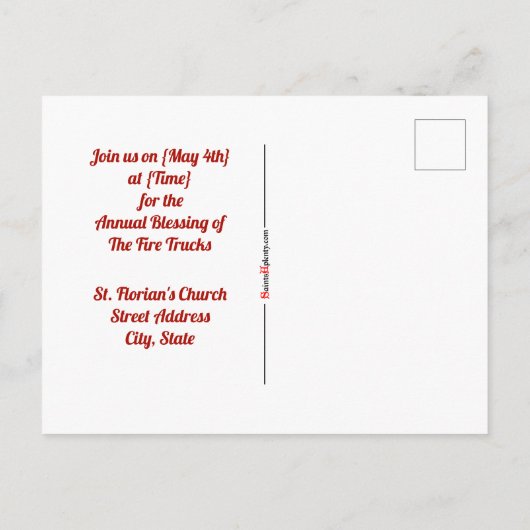 Carte Postale St. Florian de Lorch (BK 32) (Dos)