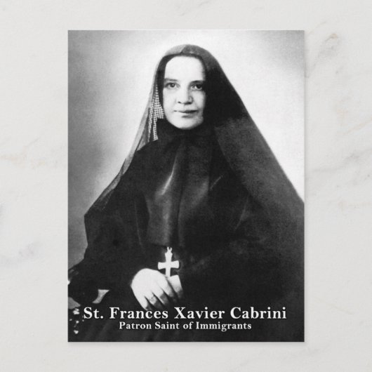 Carte Postale St Frances Xavier Cabrini (Devant)
