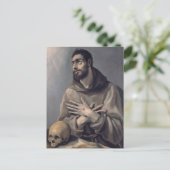Carte Postale St. Francis in Ecstasy by El Greco (Debout devant)